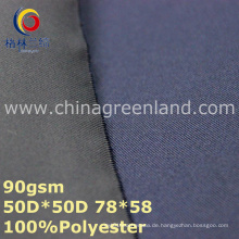 Gewebtes Polyester-Pongee-Twill-Gewebe für Textilkleidungsstück (GLLML331)
